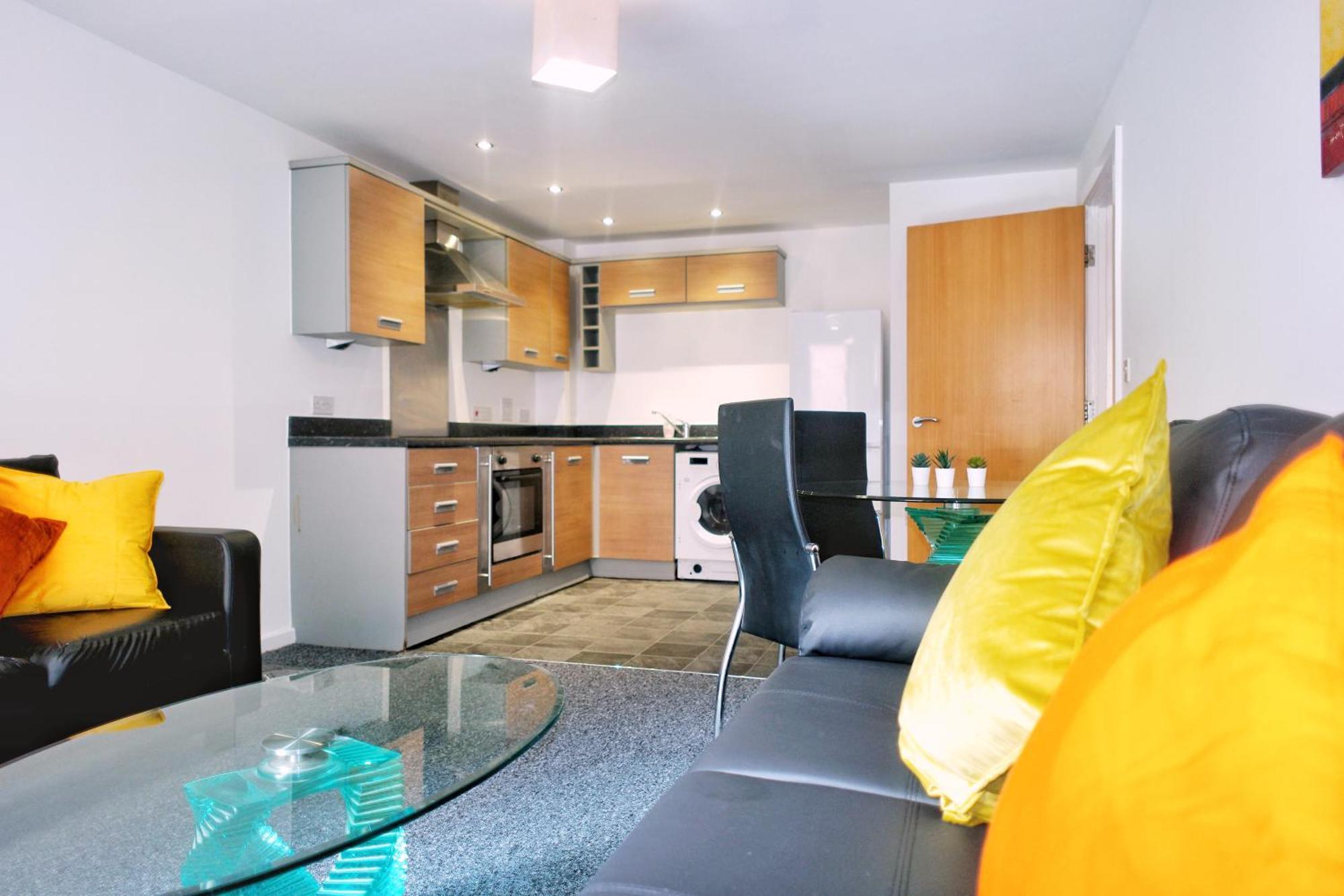 Appartamento 2 Bed Ensuite With Balcony And Free Onsite Secure Parking Manchester